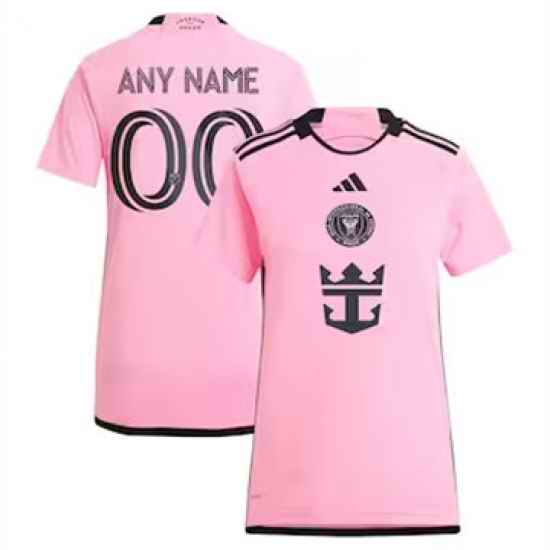 Women Inter Miami CF Custom 2024 25 Home Replica Pink